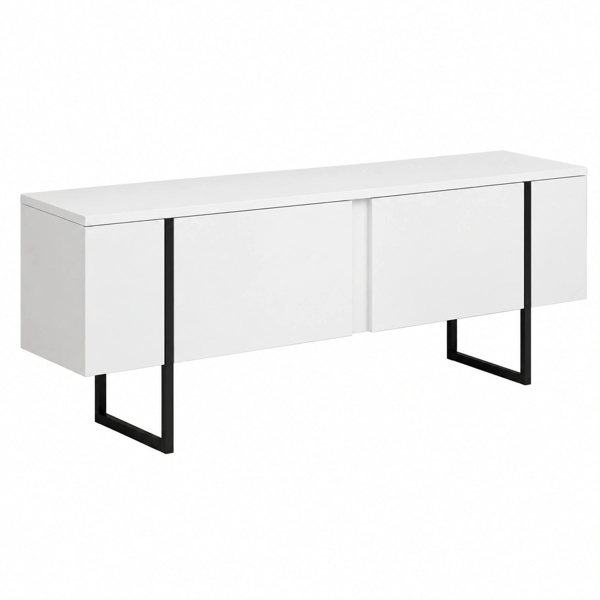 Mobile porta TV Centaurus, Credenza da soggiorno, Armadio basso per TV, Base parete attrezzata, 180 × 30h50 cm