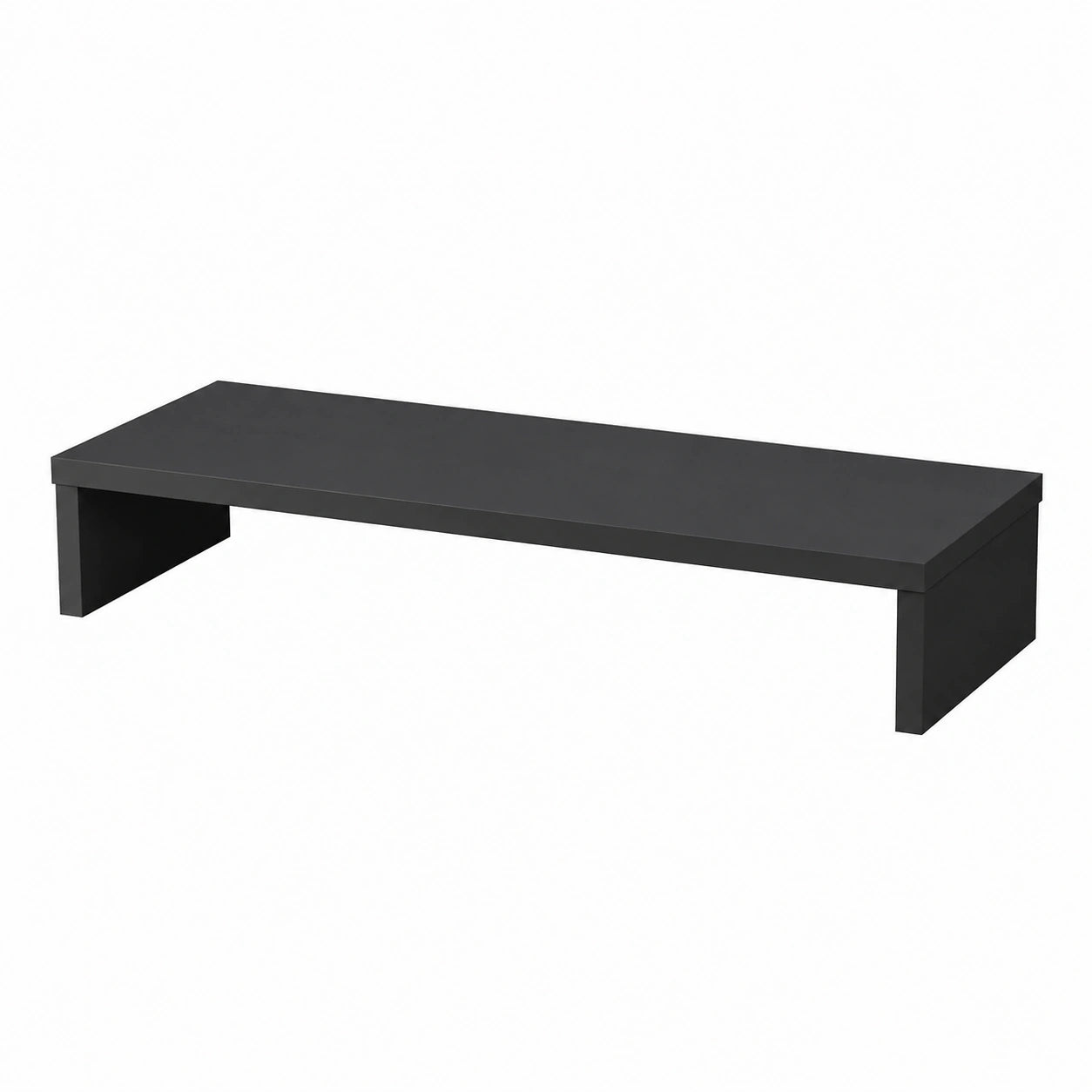 Supporto per monitor rialzo TV in legno 82 × 26.5 × 12 cm portata 50 kg Grafite