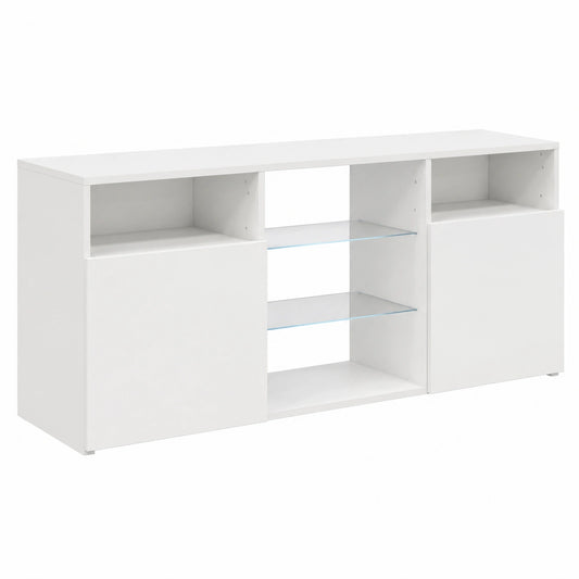 VidaXL Tv-meubel met LED-verlichting 120 × 30 × 50 cm wit