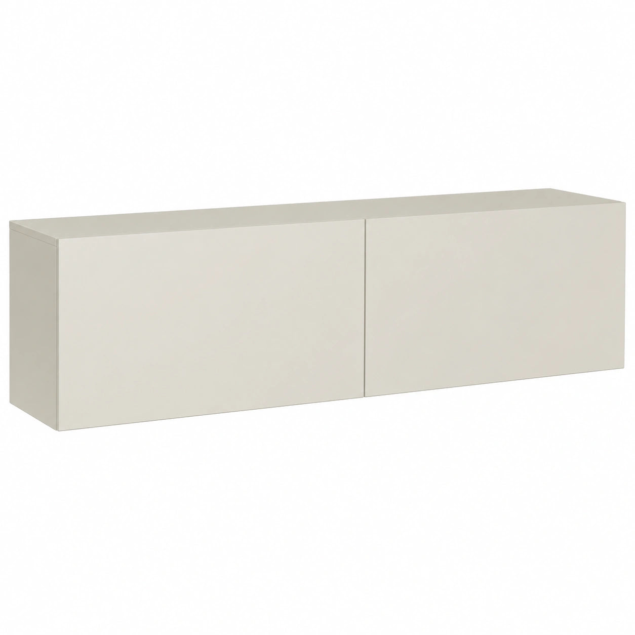 Mobile TV Mobile Porta TV 140 cm Sospeso Per Soggiorno Camera Da Letto Grigio Beige Bisira