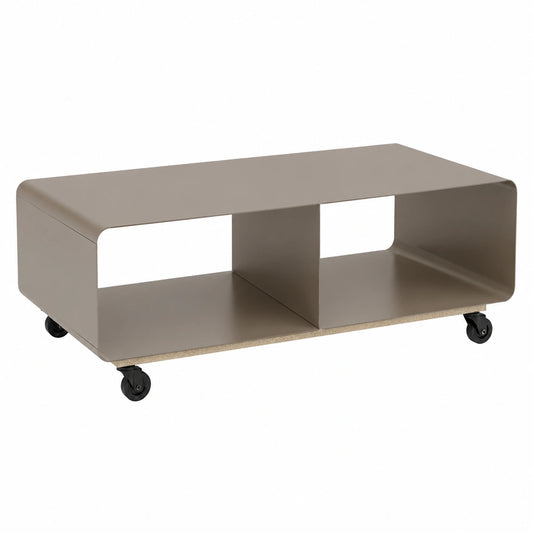 Mobile TV Lounge M Move, bronzo, 90 × 30 × 42 cm, Mobile TV in metallo, minimalista
