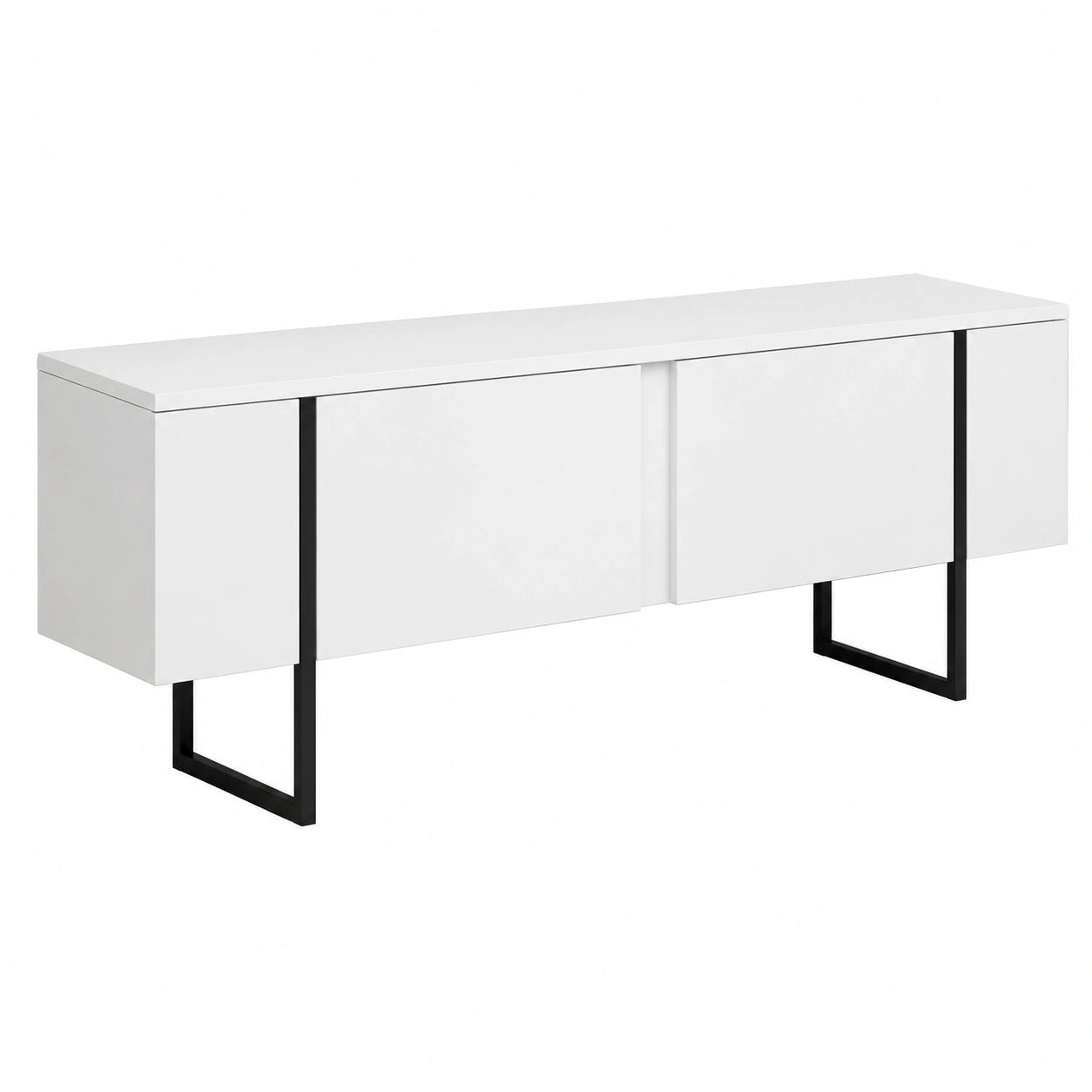 Mobile porta TV Centaurus, Credenza da soggiorno, Armadio basso per TV, Base parete attrezzata, 180 × 30h50 cm