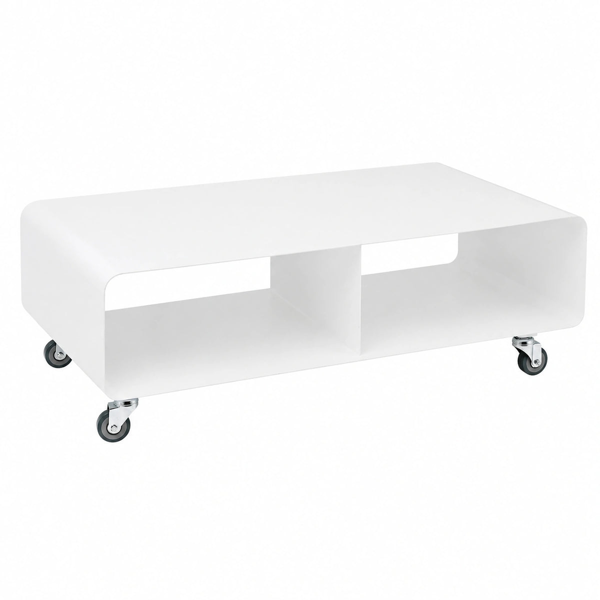 Mobile Tv Lounge M Mobile bianco, Bianco, 30 × 90 × 42 cm, Stile ottimo Minimalista, Poggiaogetti per Divano