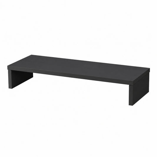 Supporto per monitor rialzo TV in legno 82 × 26.5 × 12 cm portata 50 kg Grafite